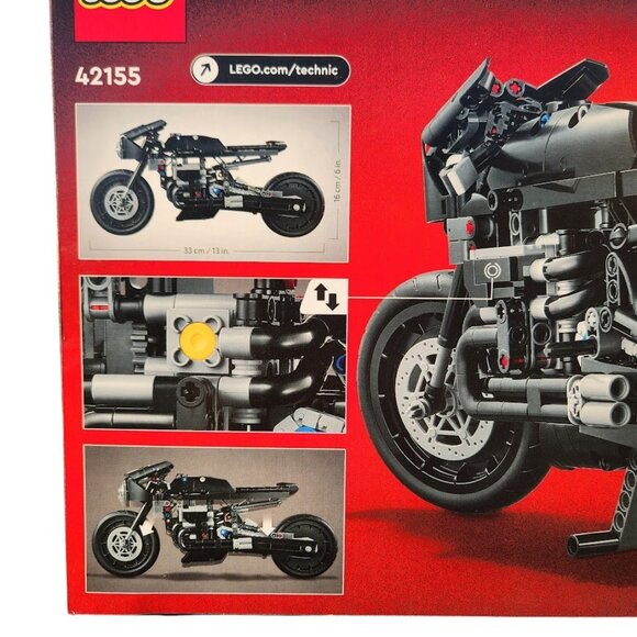 NEW LEGO Technic Batman BATCYCLE Set 42155 Motorcycle Collectible Toy Model Buil - Picture 14 of 16